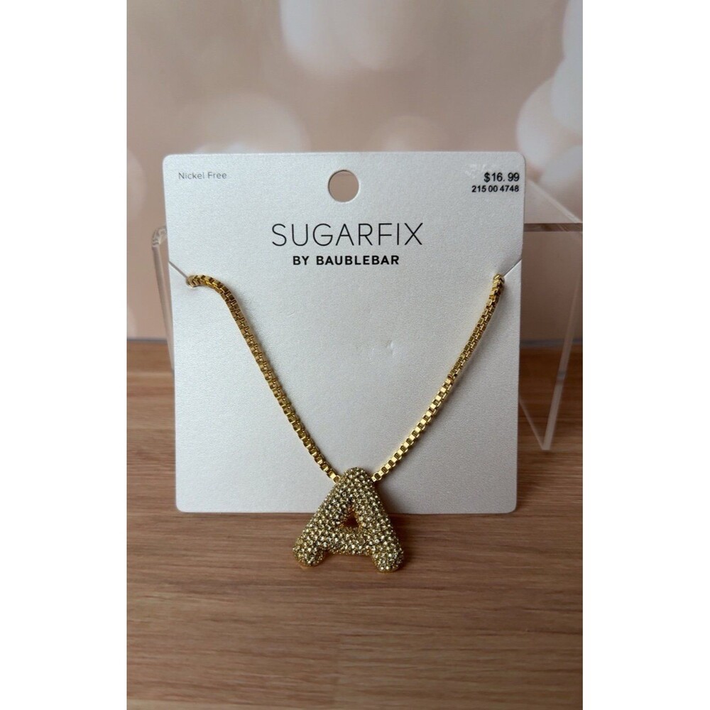 A Initial necklace |  sugarfix